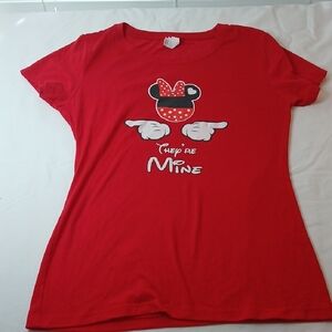 Disney Trip MINNIE SHIRT "They're MINE" Excellent USED Condition